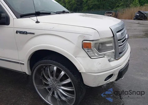 2013 Ford F-150 Platinum z USA, uszkodzony, nr VIN 1FTFW1ETXDFB20554
